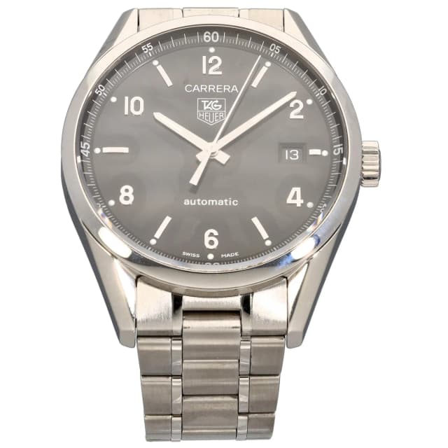 TAG Heuer Carrera WV211B 39mm Stainless Steel Watch from H&T, photo 1 of 1