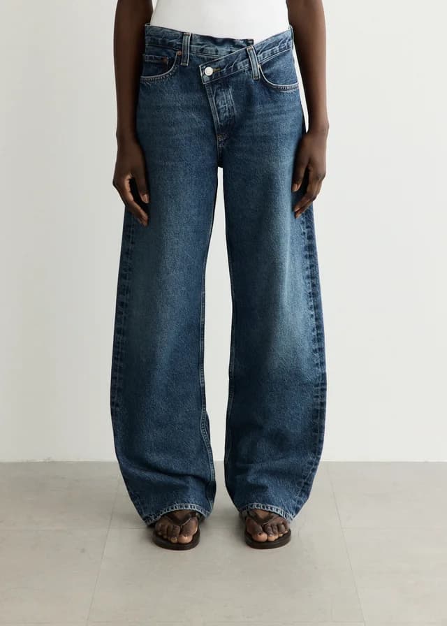 Agolde Arc Criss Cross Jeans in form (wsh dk ind), image 1 of 1 from Incu