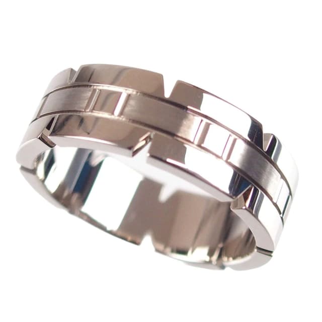 Cartier Tank Francaise White Gold 18K 61 Ring in White from The Reluxe, photo 1 of 1