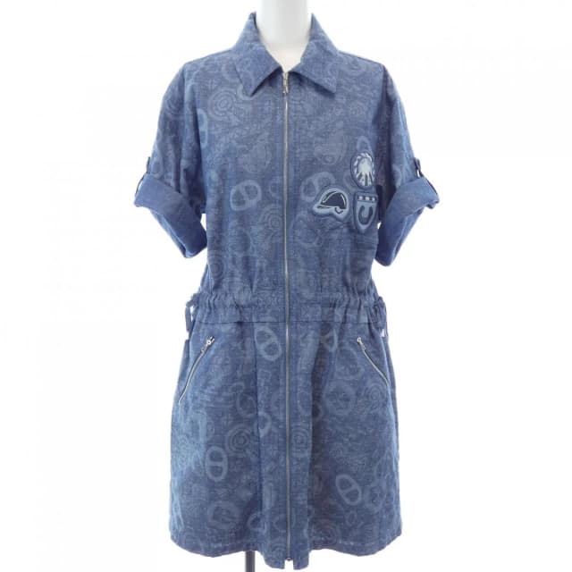 Hermès Dress Blue 38 Transparency in Blue from The Reluxe, photo 1 of 1