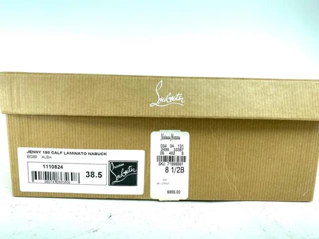 Christian Louboutin Jenny 150 Calf Laminato Nabuck from Bagriculture, photo 1 of 1