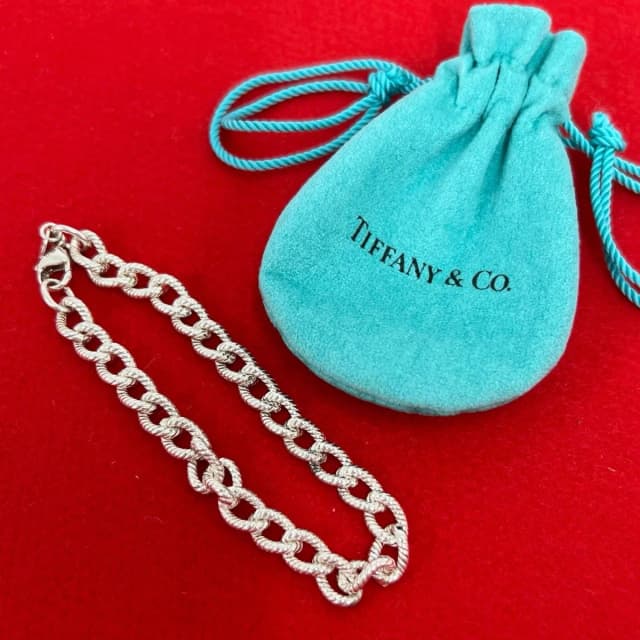 Tiffany & Co. Vintage Twist Loop Bracelet 925 Sterling Silver in Silver from The Reluxe, photo 1 of 1