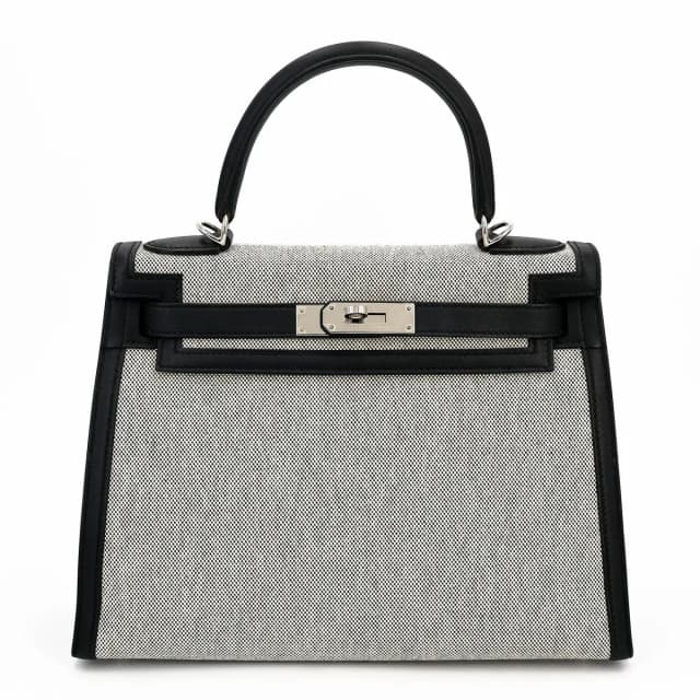 Hermès Kelly 28 Sellier Noir (89) in Black Swift leather from Ginza Xiaoma, photo 1 of 1