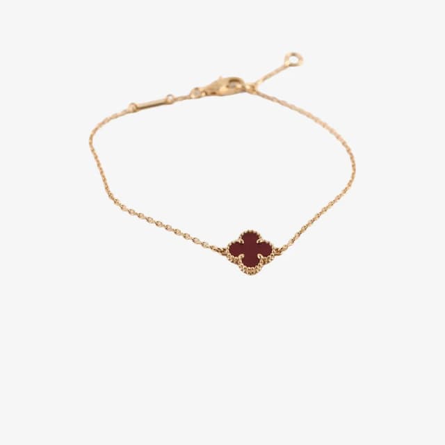 Van Cleef & Arpels Sweet Alhambra Carnelian Bracelet from The Purse Affair, photo 1 of 1
