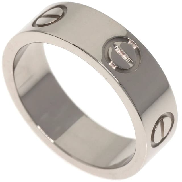 Cartier Love Ring 50 18K White Gold in White from The Reluxe, photo 1 of 1