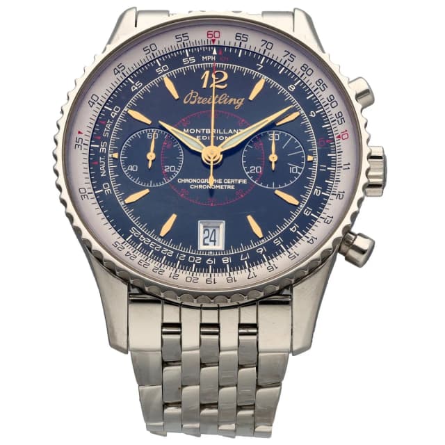 Breitling Montbrillant A48330 43mm Stainless Steel Watch from H&T, photo 1 of 1