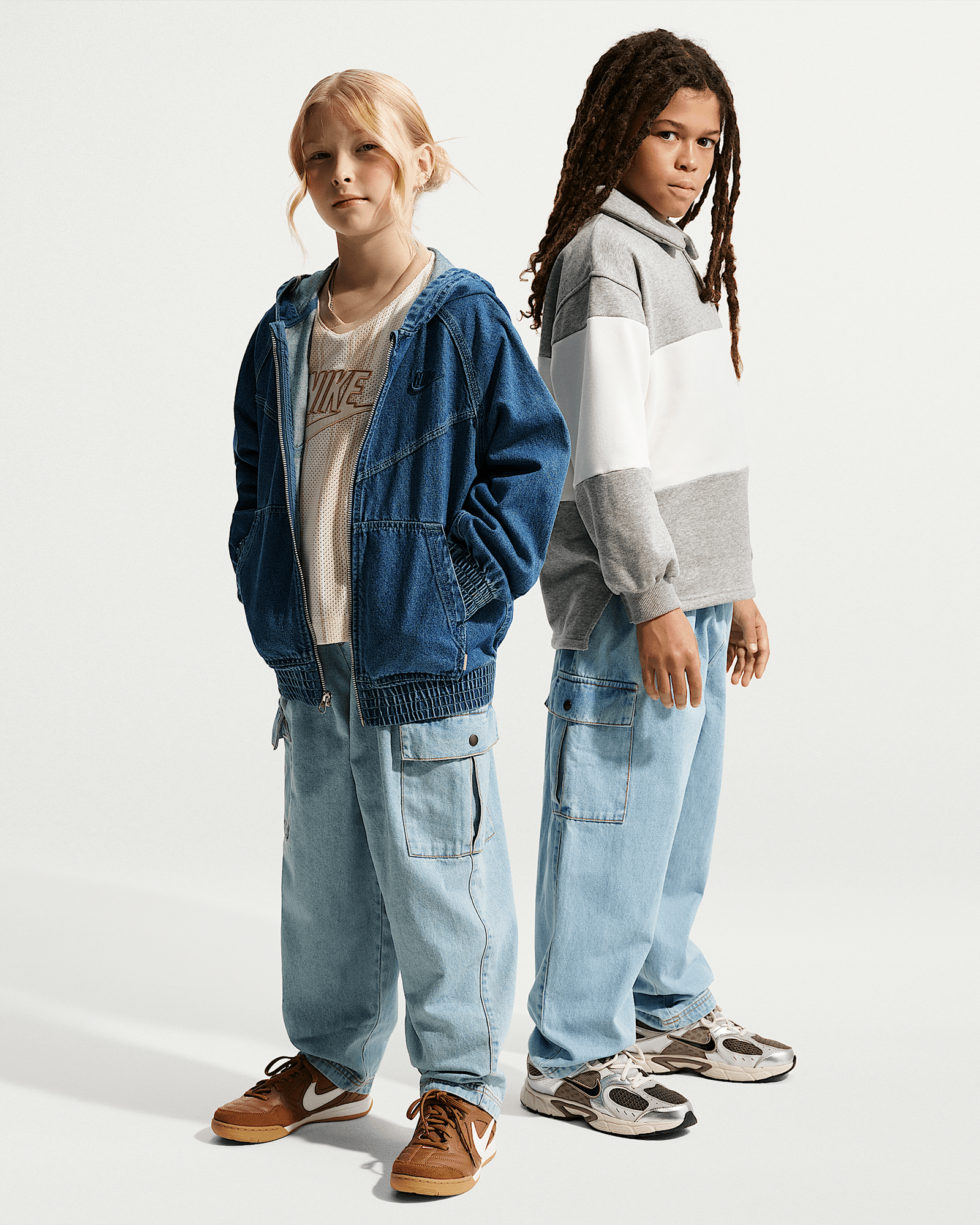 Nike Sportswear Collection in Light Armory Blue/Light Armory Blue/Wheat/Light Armory Blue, image 1 of 1 from Nike