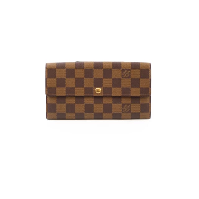 Louis Vuitton Sarah Wallet Damier Ebene in Brown Canvas from The Purse Affair, photo 1 of 1