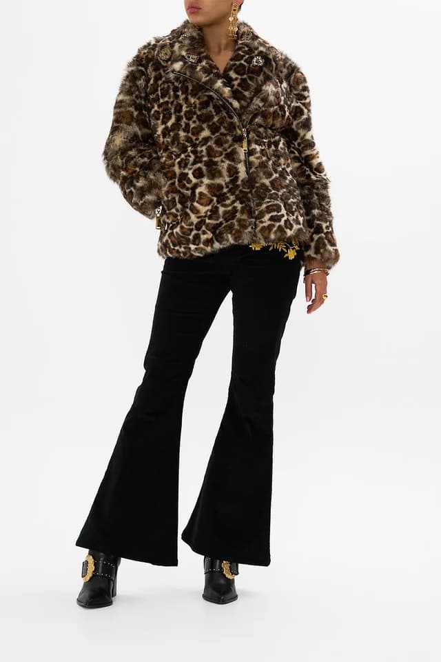 Camilla eBoutique OVERSIZED FUR BIKER JACKET BORN IN BRUGES, image 1 of 1 from CAMILLA
