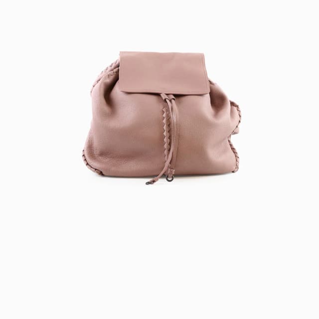 Bottega Veneta Cervo Leather Backpack Dusty Pink in Pink Leather from The Purse Affair, photo 1 of 1