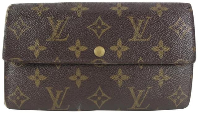 Louis Vuitton Monogram Porte Tresor Long Bifold Sarah Wallet in Coated canvas from Bagriculture, photo 1 of 1
