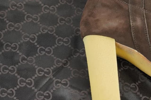 Gucci Size 9.5 Brown Suede GG Merino Boots in Brown Suede from Bagriculture, photo 1 of 1