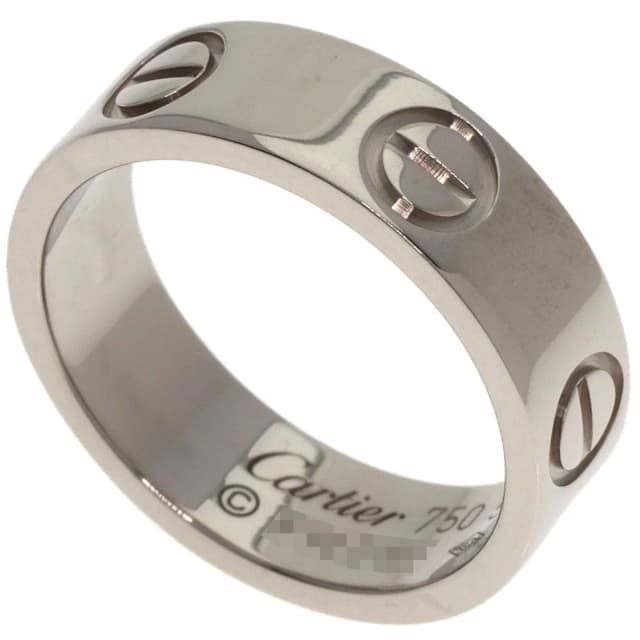 Cartier Love Ring 50 18K White Gold in White from The Reluxe, photo 1 of 1