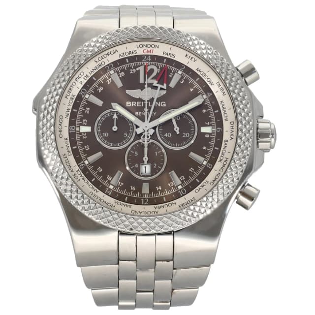 Breitling Bentley GMT A47362 49mm Stainless Steel Watch from H&T, photo 1 of 1