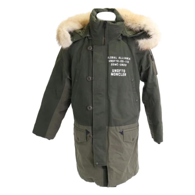 Moncler Genius Undefeated Fendorf Back Logo Hooded Down Hoodie in Nylon from The Reluxe, photo 1 of 1