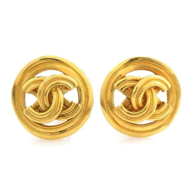 Chanel Earrings CC Logo from The Reluxe, photo 1 of 1