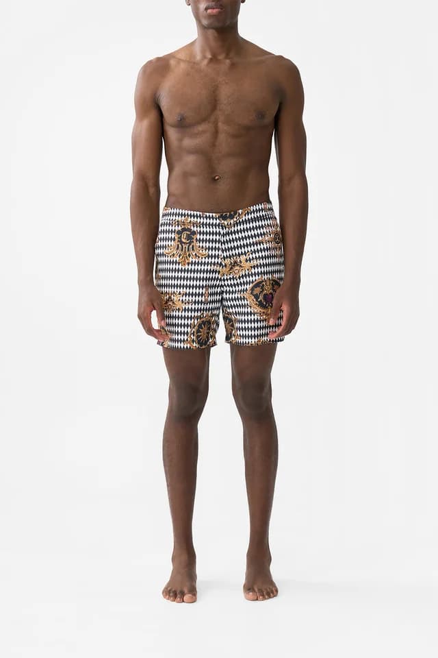 Camilla eBoutique MID LENGTH SWIM SHORT MONARCHY MANIA, image 1 of 1 from CAMILLA