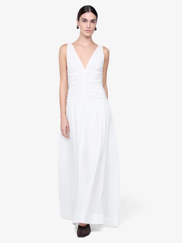Bec&Bridge MARLOWE MAXI DRESS - WHITE, image 1 of 1 from BEC + BRIDGE