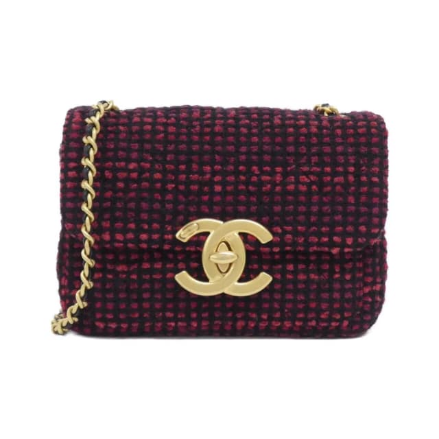 Chanel Shoulder Bag Cotton Tweed in Tweed from The Reluxe, photo 1 of 1