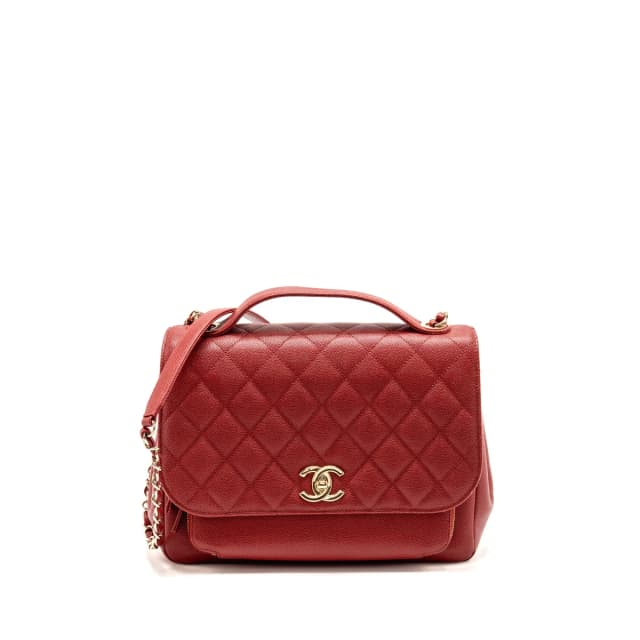Chanel Large Business Affinity Caviar Red LGHW in Red Caviar leather from EMIER, photo 1 of 1