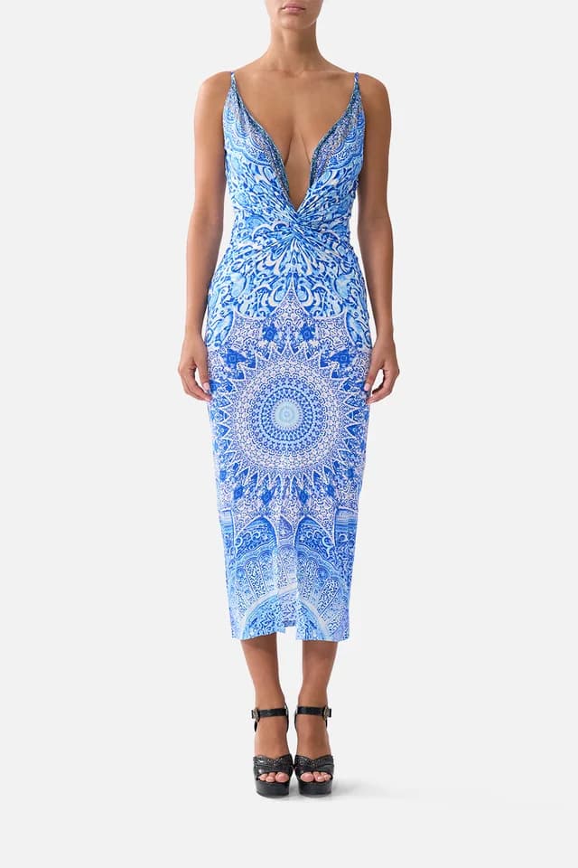 Camilla eBoutique STRAPPY DRESS WITH TWIST FRONT THE BOSPHOROUS, image 1 of 1 from CAMILLA