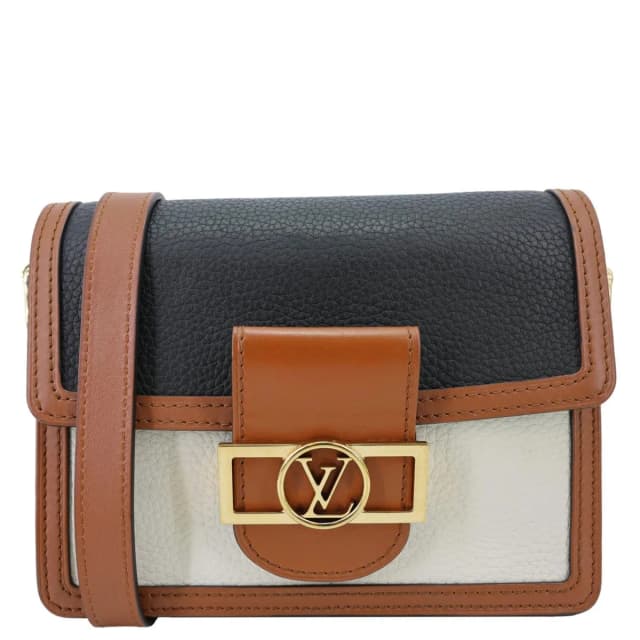 Louis Vuitton Dauphine Mini Taurillon Leather Shoulder Bag Black in Black Leather from Dallas Designer Handbags, photo 1 of 1