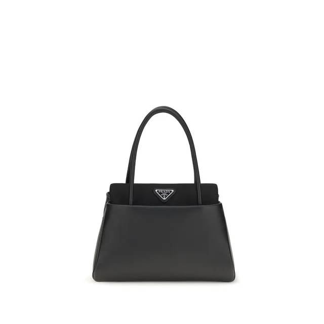 Prada Black Calf Leather Bos Taurus Handbag in Black Calfskin from HEWI, photo 1 of 1
