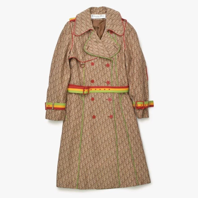 Dior Rasta Trench Coat Beige Galliano Era 36 in Beige from The Reluxe, photo 1 of 1