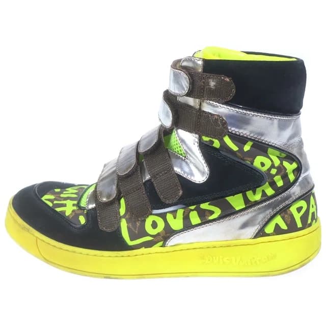 Louis Vuitton Steven Sprouse Monogram Graffiti High-Top Sneakers Multi from The Reluxe, photo 1 of 1
