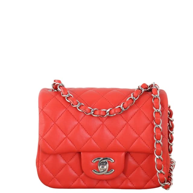 Chanel Classic Flap Mini Square Bag in Lambskin from Luxe.It.Fwd, photo 1 of 1