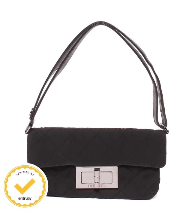Chanel Shoulder Bag Silver in Silver Leather from The Reluxe, photo 1 of 1