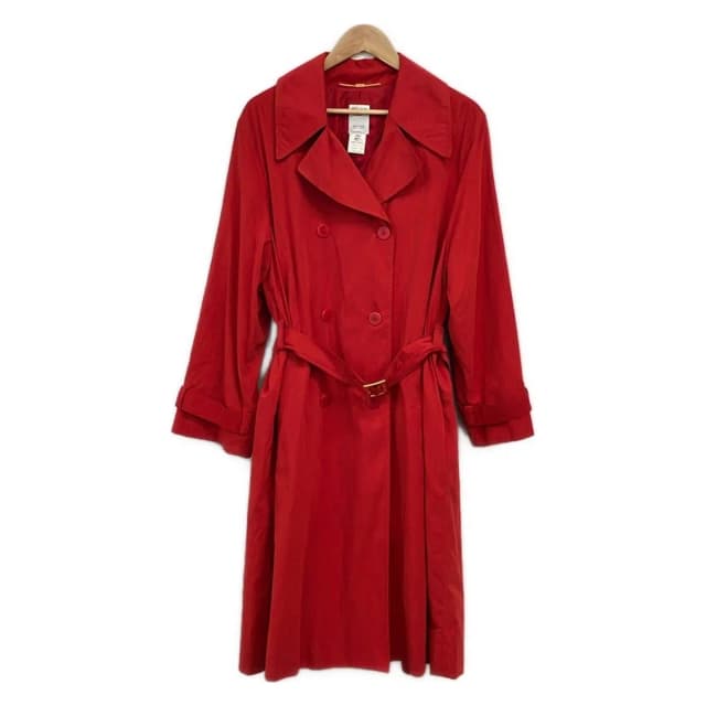 Celine Trench Coat M Red Long Sleeve Spring Fall 40 in Red from The Reluxe, photo 1 of 1