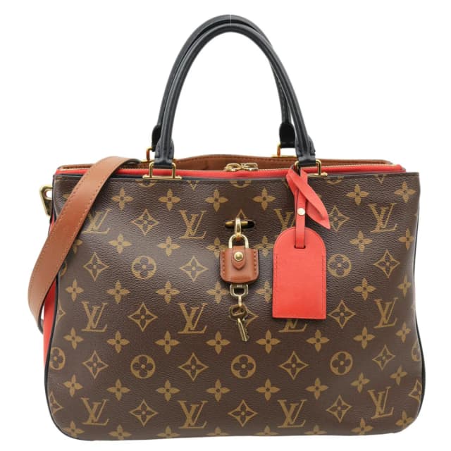Louis Vuitton Millefeuille Monogram Canvas Shoulder Bag Red in Red Coated canvas from Dallas Designer Handbags, photo 1 of 1