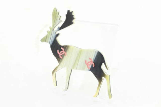 Chanel 01A Reindeer CC Brooch Deer Motif from Bagriculture, photo 1 of 1