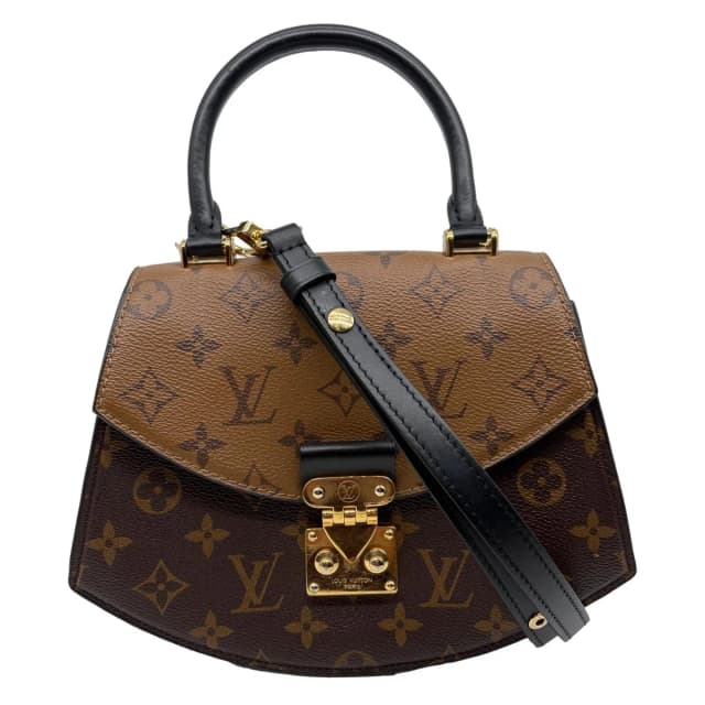 Louis Vuitton Tilsitt Reverse Monogram Shoulder Bag Brown in Brown Coated canvas from Dallas Designer Handbags, photo 1 of 1
