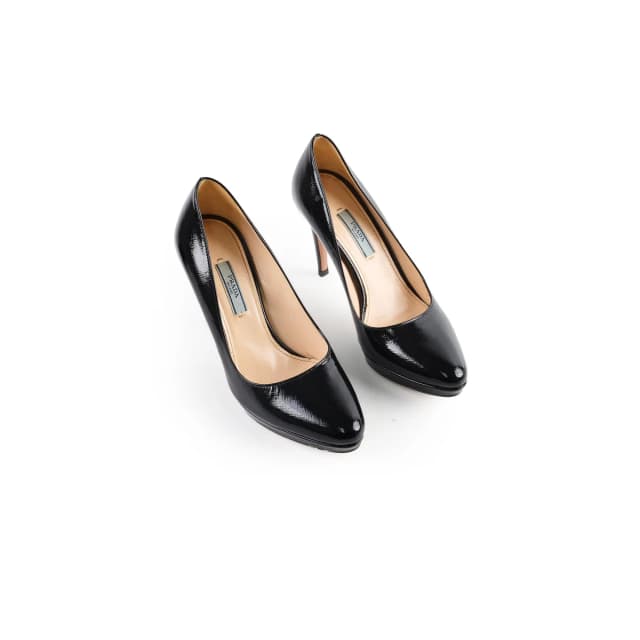 Prada High heels Black Size 37.5 in Black Leather from The Purse Affair, photo 1 of 1
