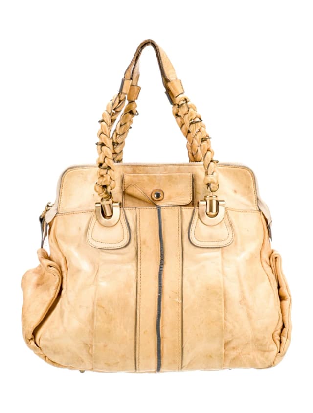 Chloé Shoulder Bag Other bag in Gold Canvas from The RealReal, photo 1 of 1