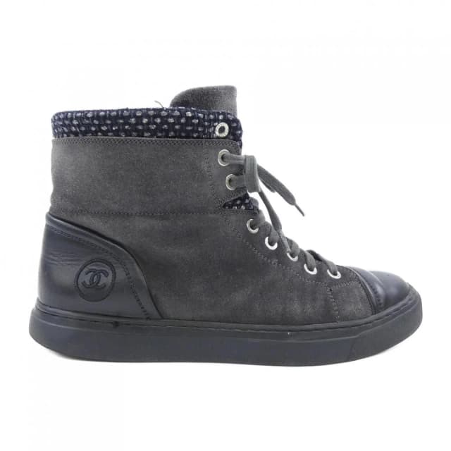 Chanel Sneakers Black Gray 38 in Black from The Reluxe, photo 1 of 1