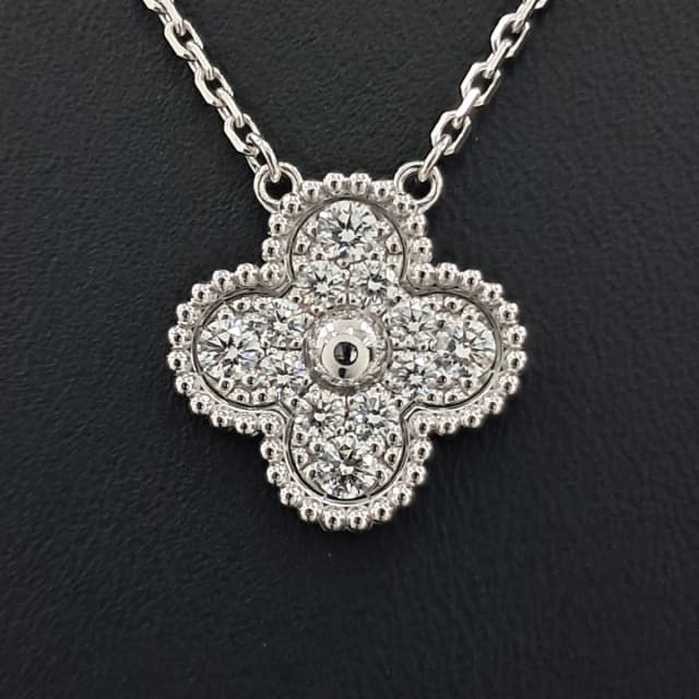 Van Cleef & Arpels Diamond Vintage Alhambra Necklace from GUGUS, photo 1 of 1