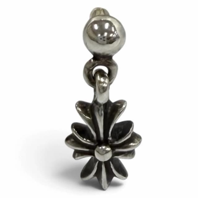 Chrome Hearts Tiny Ech Plus Drop Single Earrings Post 14k Back 925 Sterling from The Reluxe, photo 1 of 1