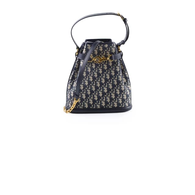 Medium C'est Dior Bag Blue Oblique in Blue Canvas from The Purse Affair, photo 1 of 1