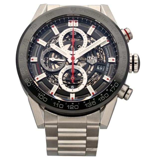 TAG Heuer Carrera CAR201V 43mm Stainless Steel Watch from H&T, photo 1 of 1