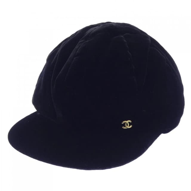 Chanel Cap Hat Black in Black from The Reluxe, photo 1 of 1
