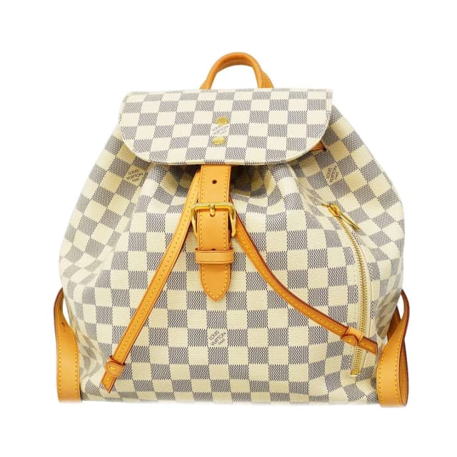 Louis Vuitton Backpack Damier Azur Sperone White in White from The Reluxe, photo 1 of 1