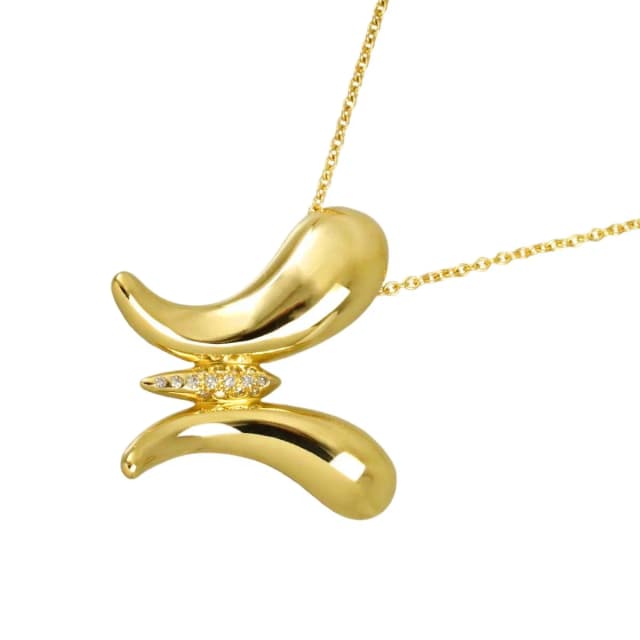 Tiffany & Co. Butterfly Diamond Necklace 40 18k Yellow Gold in Yellow from The Reluxe, photo 1 of 1