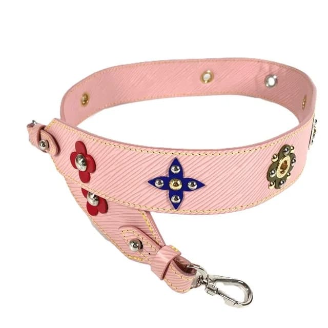 Louis Vuitton Shoulder Strap Flower Motif Epi Leather Rose Valley Pink in Pink Leather from The Reluxe, photo 1 of 1