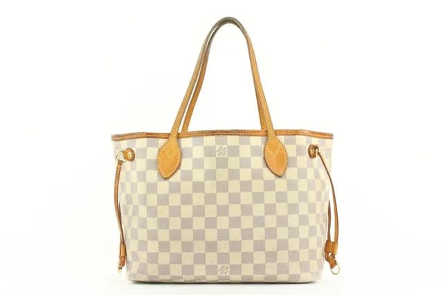 Louis Vuitton Small Damier Azur Neverfull PM Tote Bag in Canvas from Bagriculture, photo 1 of 1