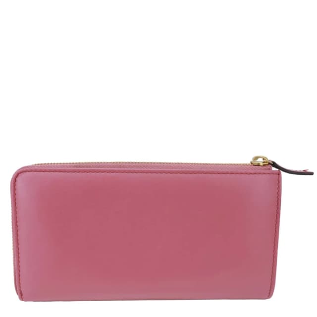 Gucci Leather Long Zippy Wallet Pink 332747 in Pink Leather from Dallas Designer Handbags, photo 1 of 1