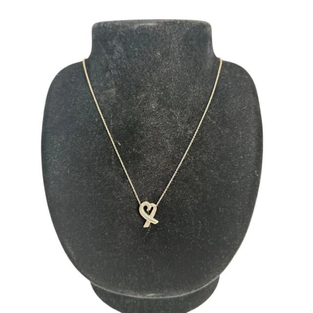 Tiffany & Co. Necklace Picasso Loving Heart Pendant Silver in Silver from The Reluxe, photo 1 of 1