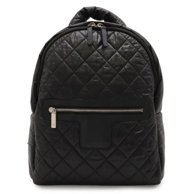 Chanel Coco Cocoon Backpack Quilted Nylon Leather Black in Black Nylon from The Reluxe, photo 1 of 1